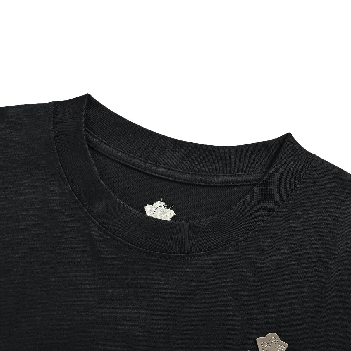 Chrome Hearts/Chrome Heart Metal Leather Label Short Sleeves