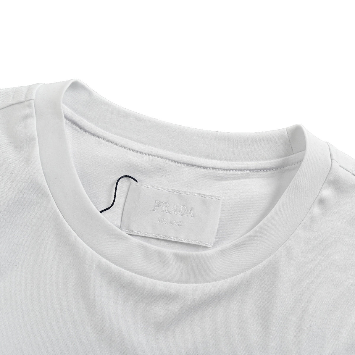 Prada 25ss chest embroidered patch logo short sleeves