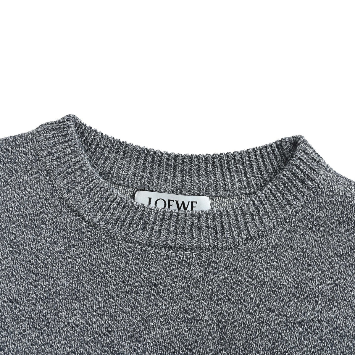 Loewe/Luoyiwei jacquard logo crew neck sweater