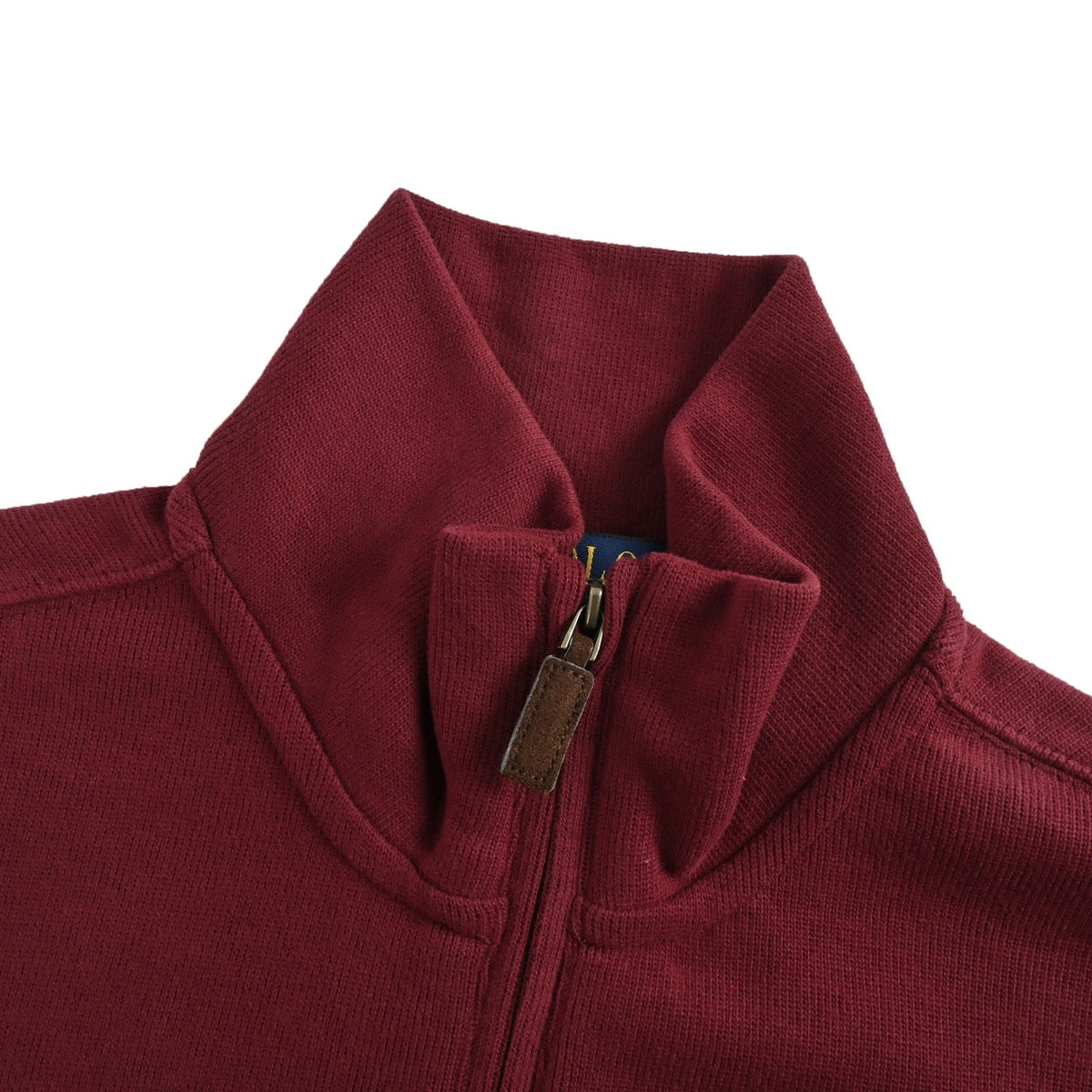 Ralph Lauren color logo embroidered half-zip sweatshirt