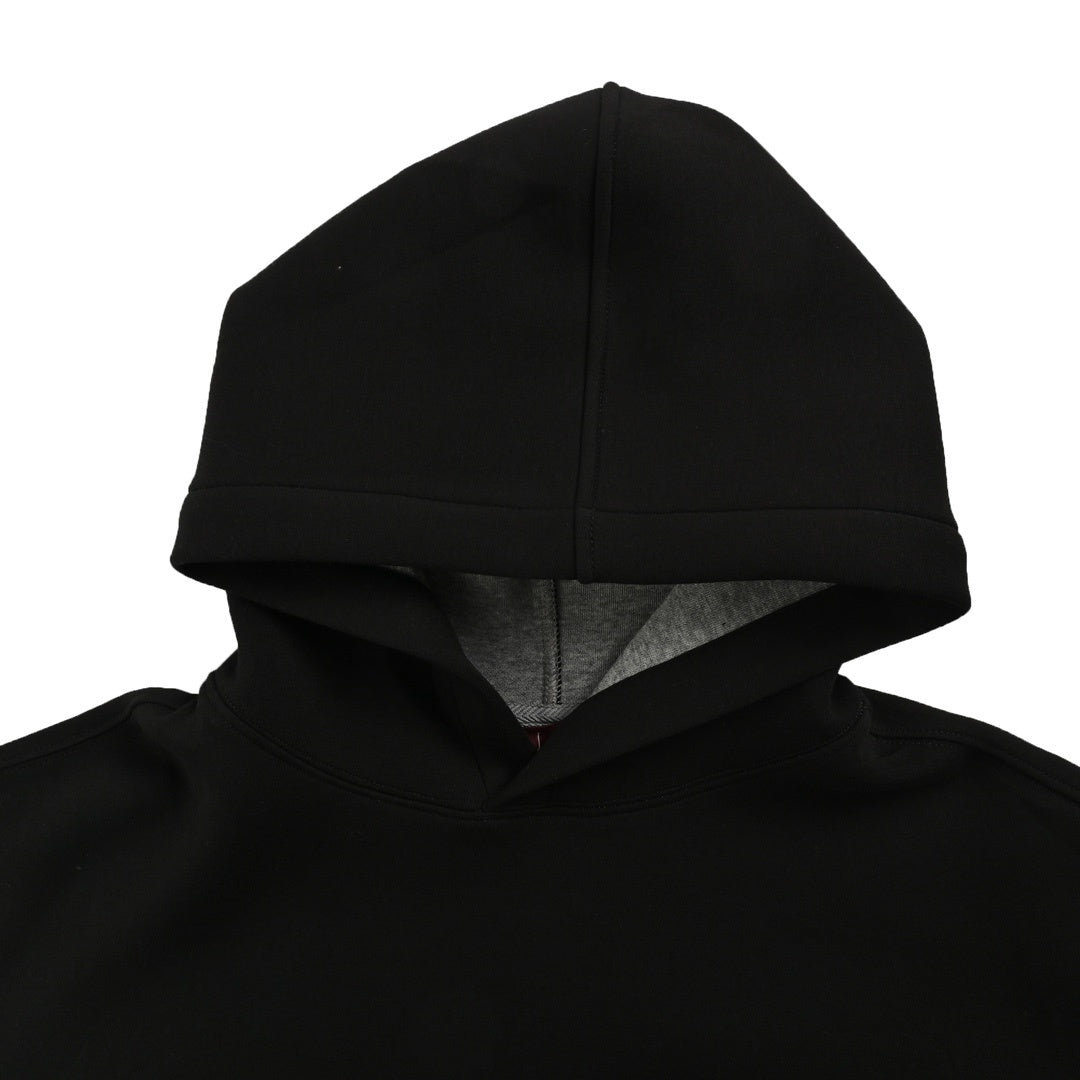 Gucci 24Fw small label space cotton composite knitted hooded sweatshirt