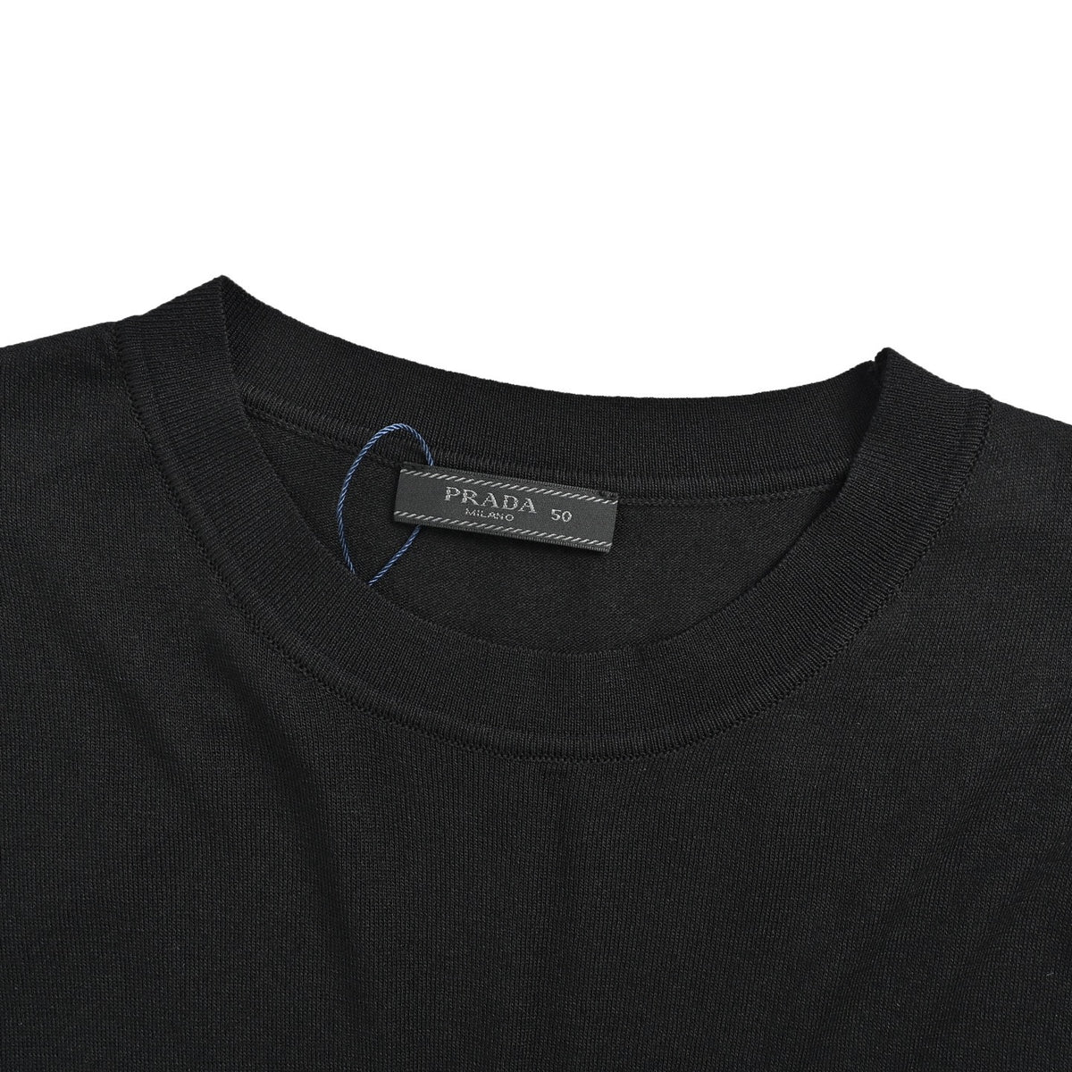 Prada letter jacquard knitted short sleeves