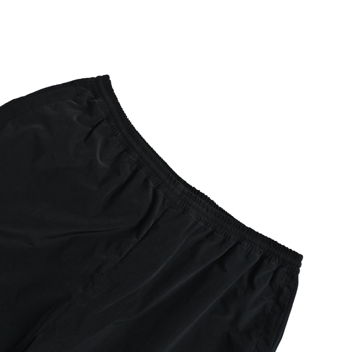 Acne Studios black and white patchwork embroidered logo trousers