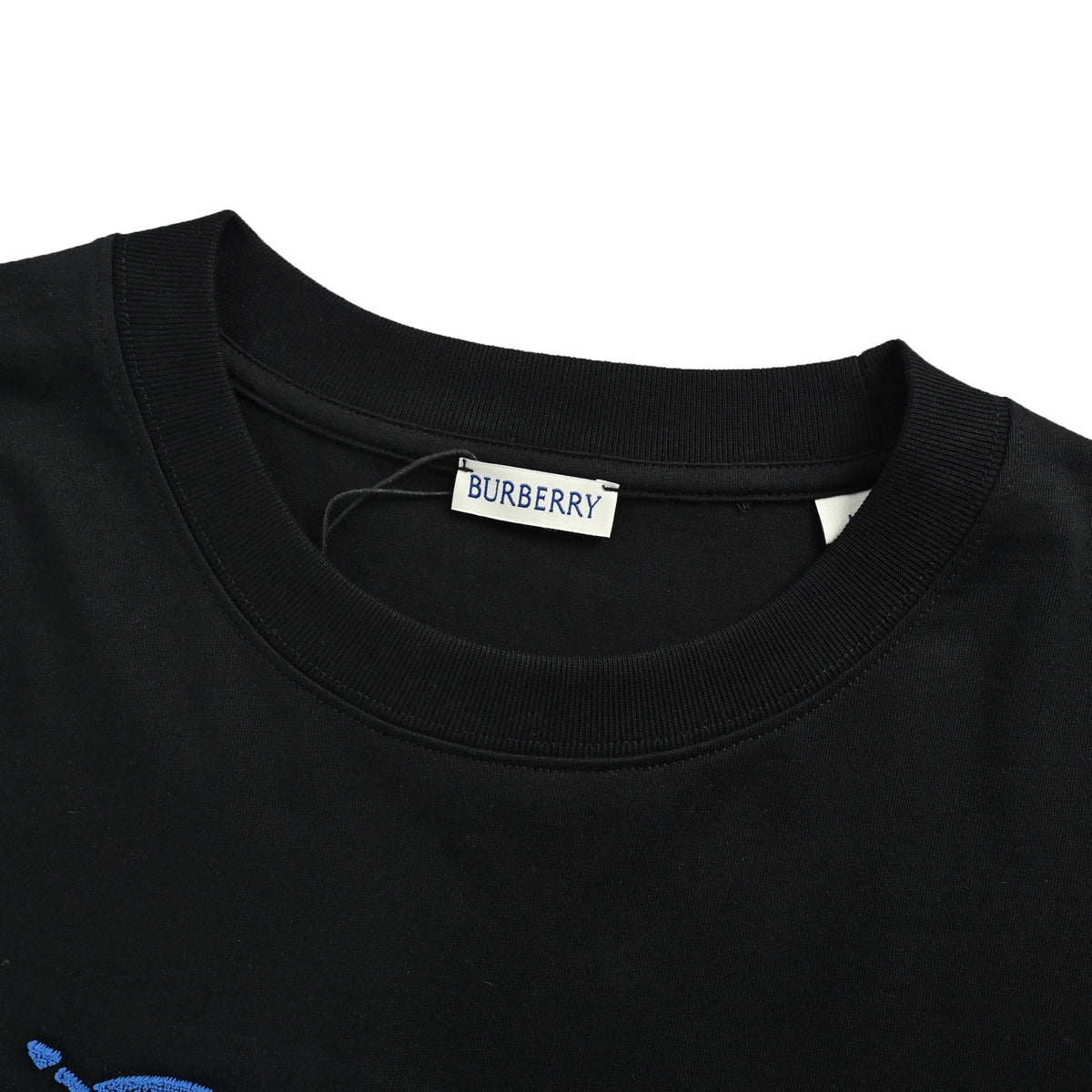 Burberry blue war horse toothbrush embroidered short sleeves