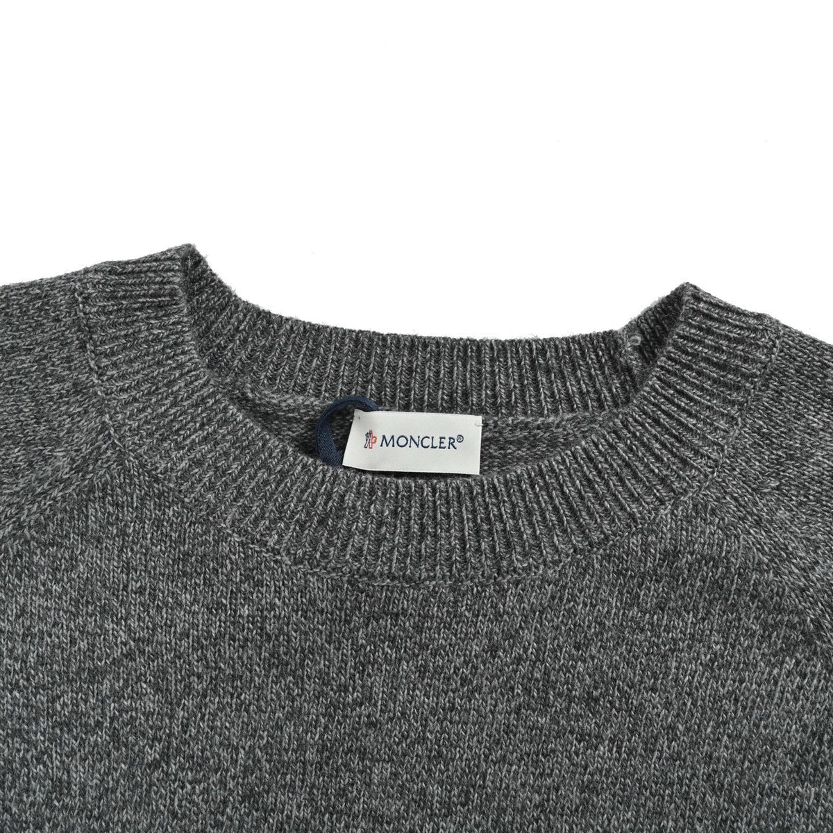 Moncler/muzzle wool cashmere sleeve pocket knitted sweater