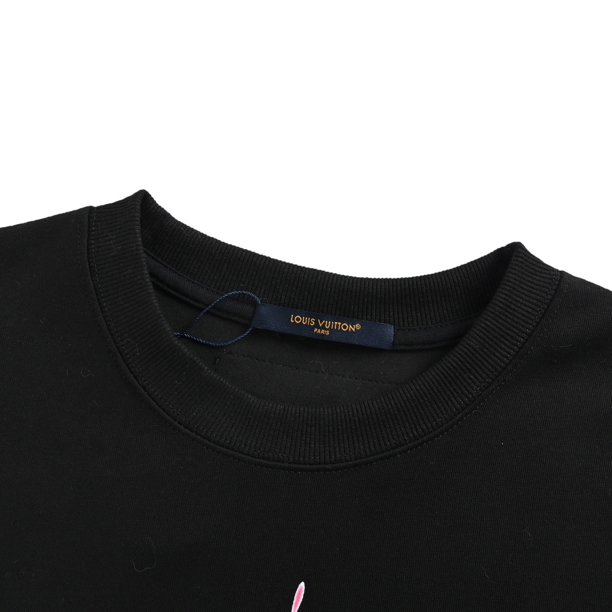 Louis Vuitton hand-painted graffiti letter print crew neck sweatshirt