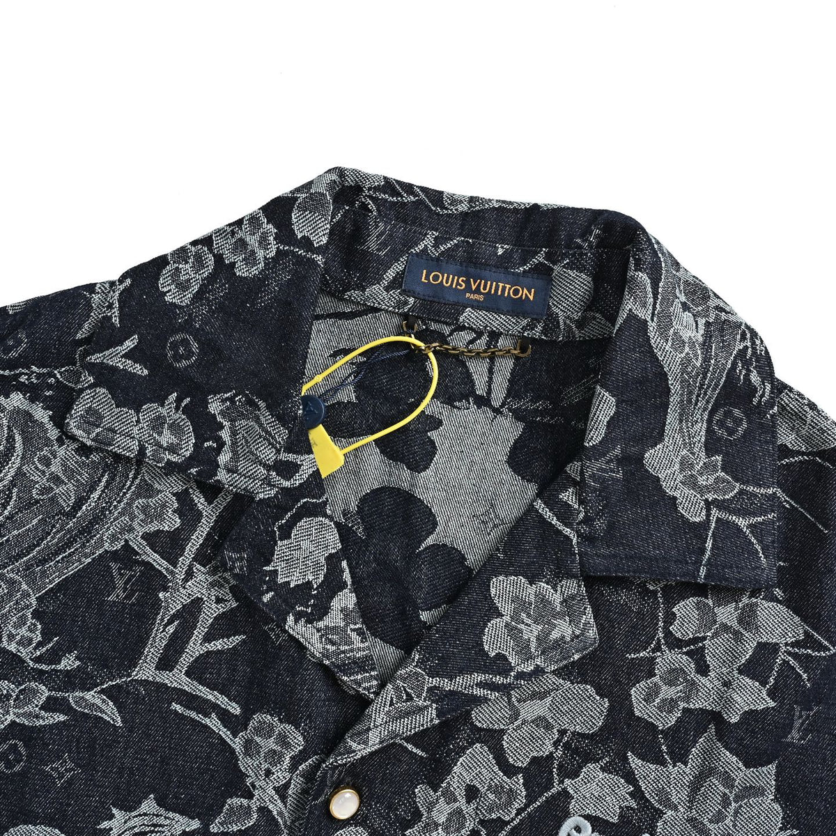 Louis Vuitton floral denim suit jacket