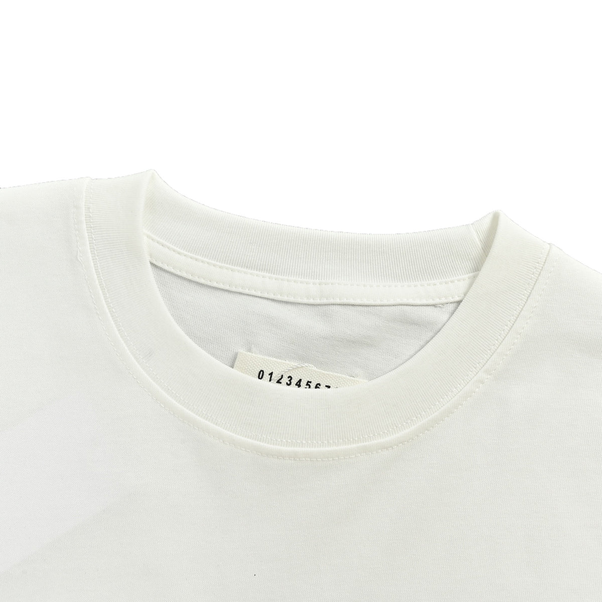 Maison Margiela/Margiela fault number 6 printed short sleeves
