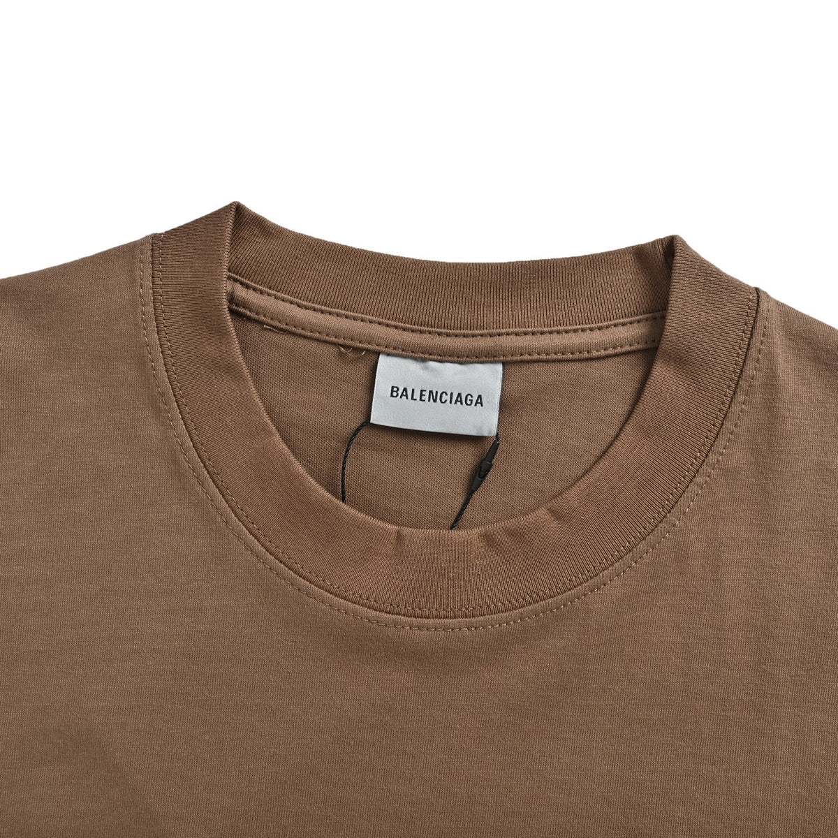 Balenciaga short sleeves with embroidered letters on the front and back