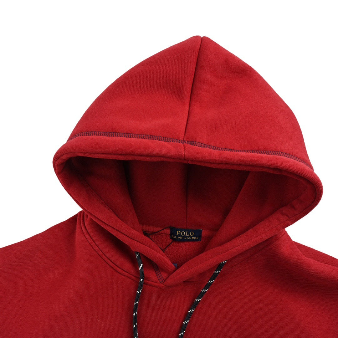 Ralph Lauren embroidered small label stitching hooded sweatshirt