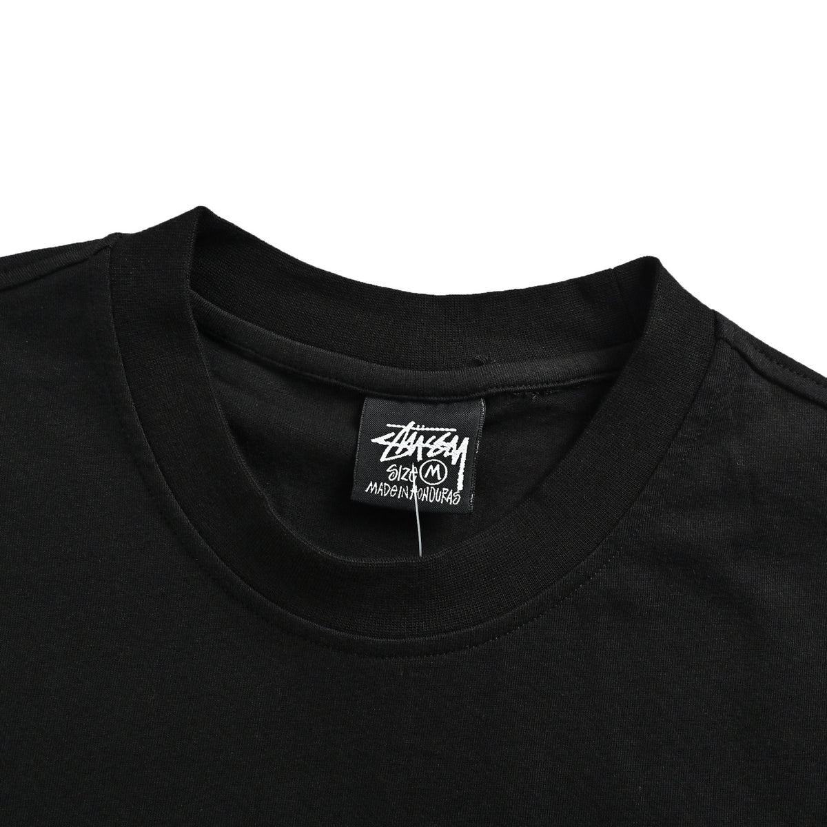 Stussy chest printed round neck short sleeves