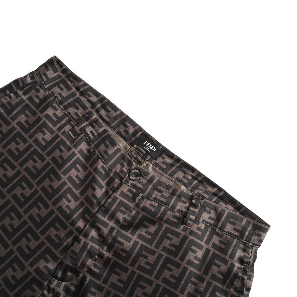 Fendi 25ss full FF jacquard dark pattern suit shorts