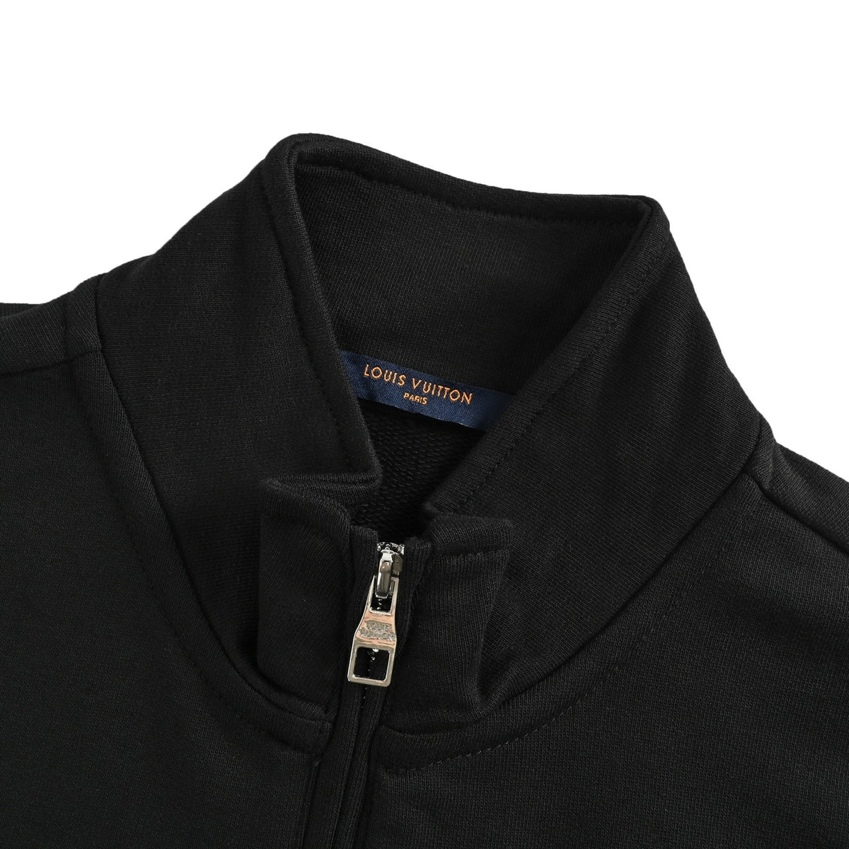 Louis Vuitton 25Fw embroidered presbyopic half-zip sweatshirt