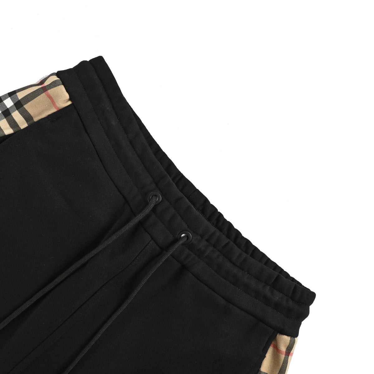 Burberry side plaid web shorts