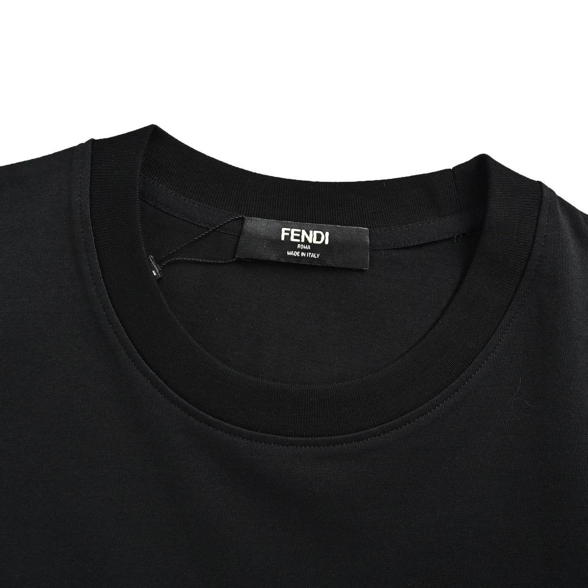 Fendi 26ss colorful letter printed short sleeves