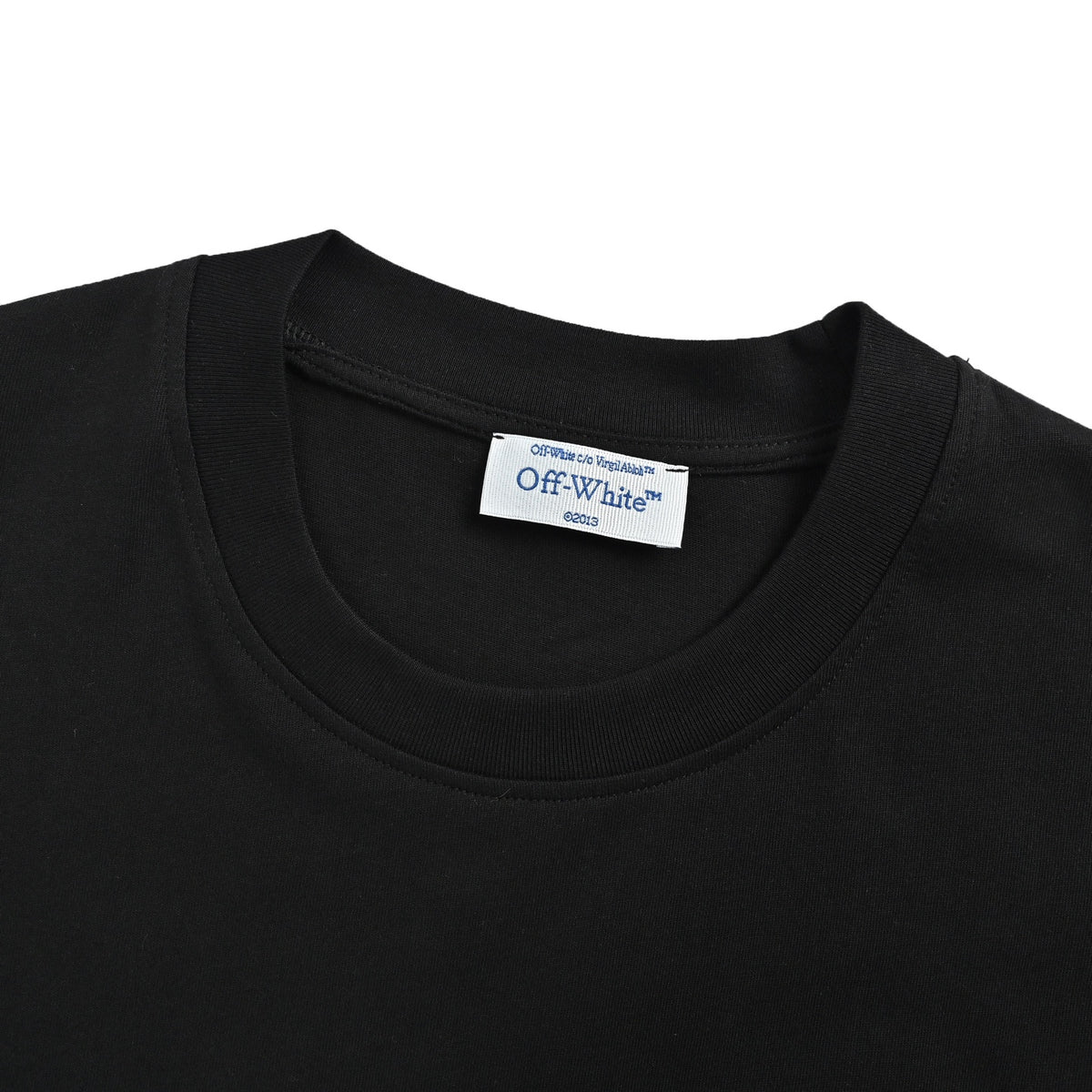 OFF WHITE CO VIRGIL 24ss corrugated anchor arrow embroidered short sleeves