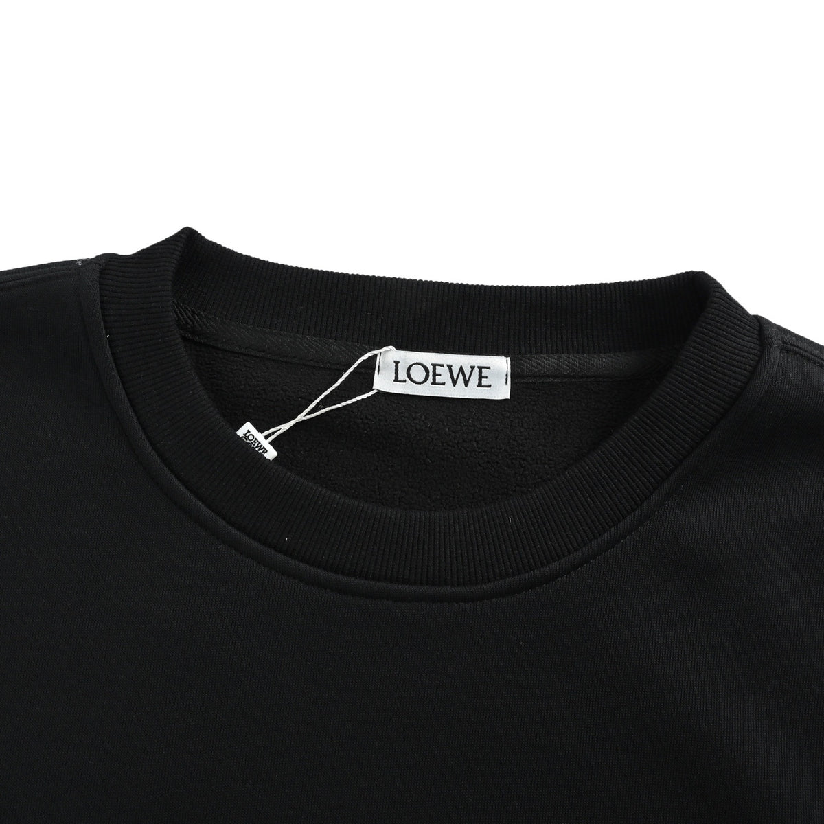 Loewe/Luo Yiwei 25Fw fake pocket kitten round neck sweatshirt