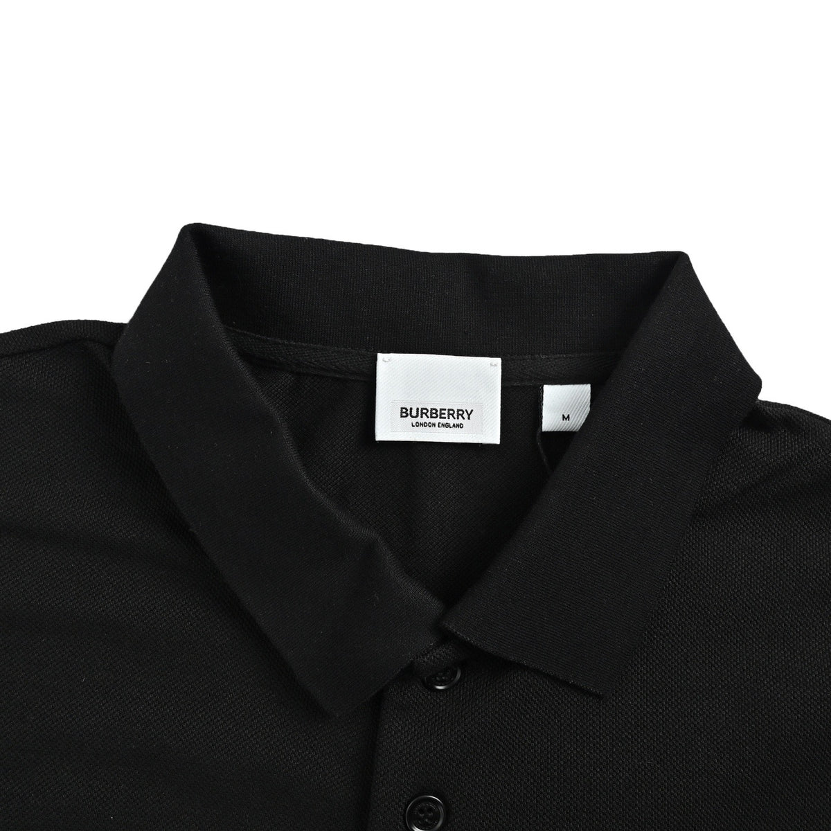Burberry Polo short sleeves with letter embroidery on the chest