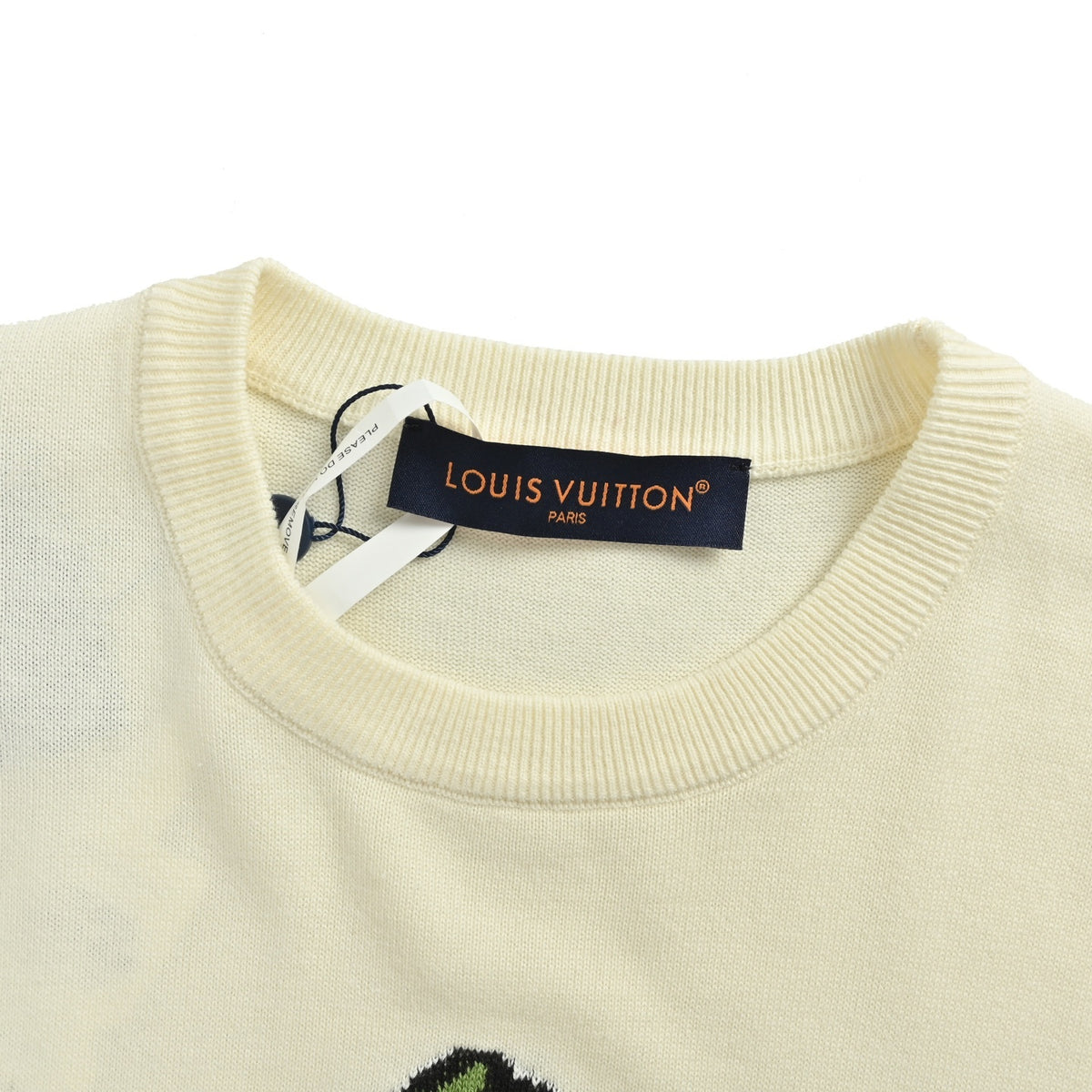 Louis Vuitton 22ss Nigo duck jacquard knitted short sleeves