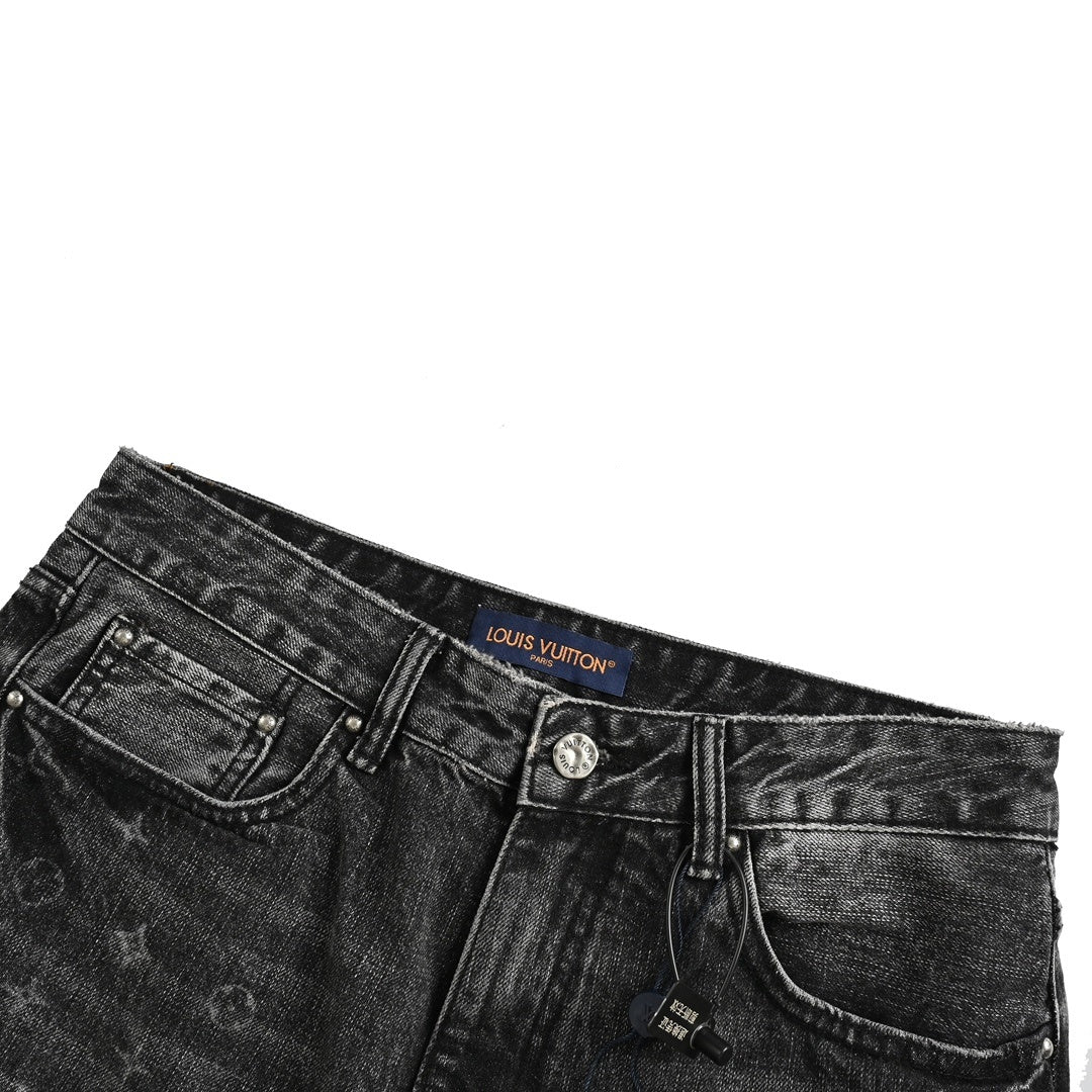 LouisVuitton/Louis Vuitton back pocket western denim trousers