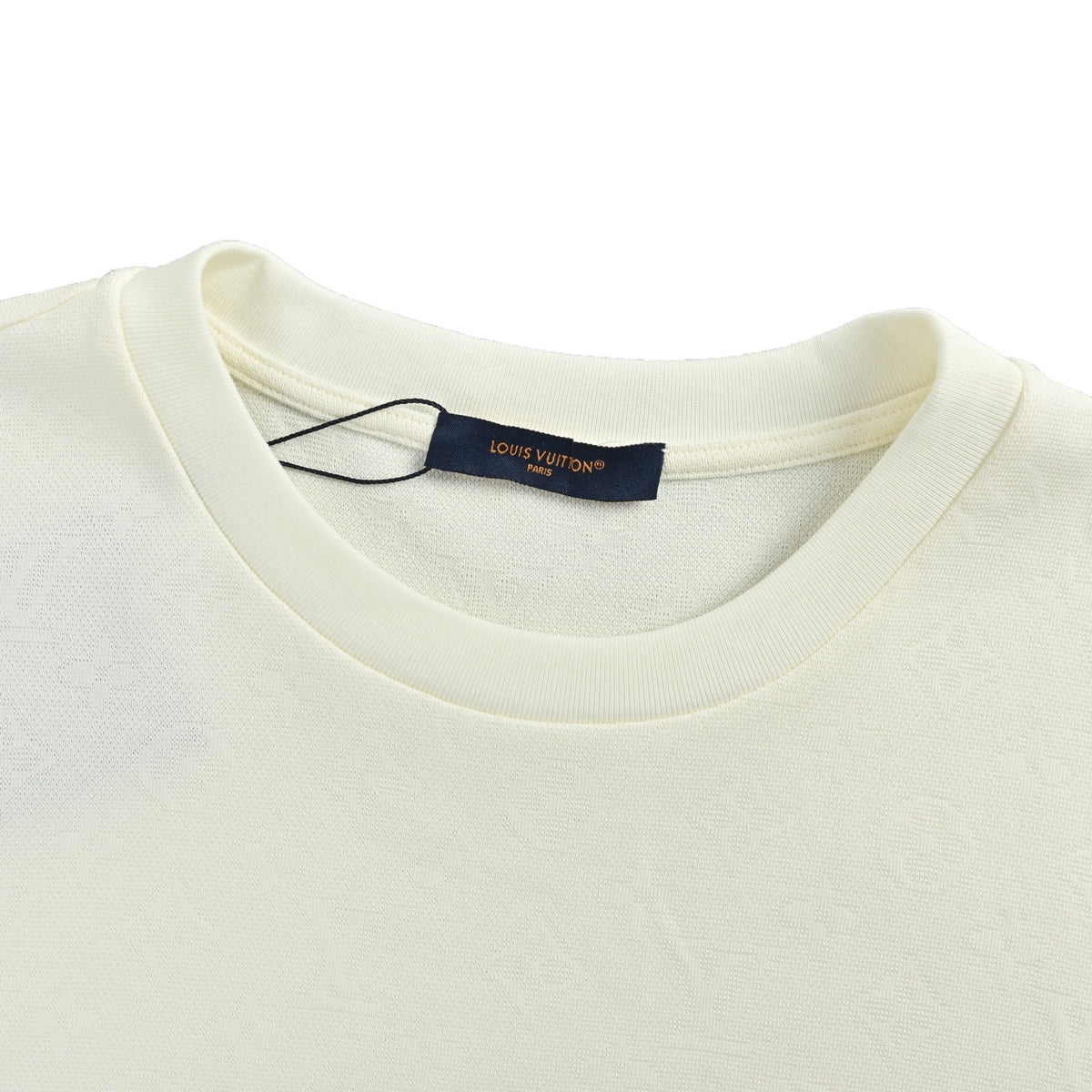 Louis Vuitton jacquard textured piqué cotton short sleeves