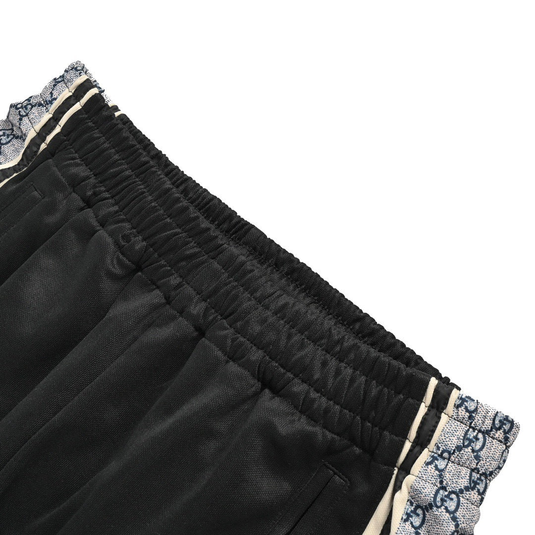 Gucci classic snake print webbing suit trousers