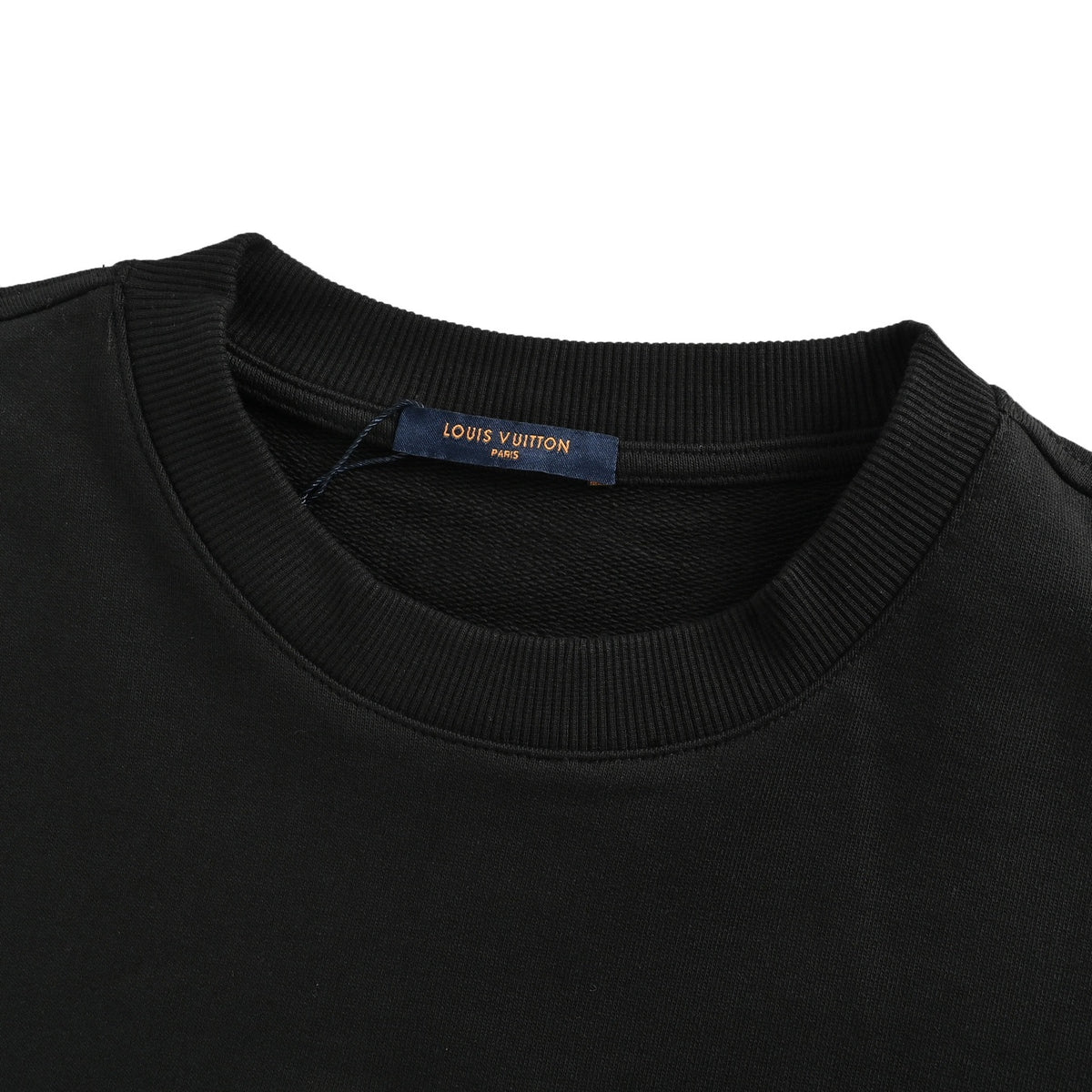 Louis Vuitton 25Fw embroidered letter round neck sweatshirt