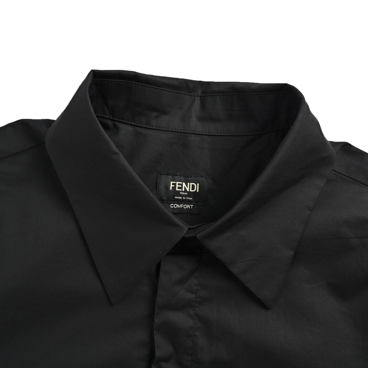 Fendi drawstring bag poplin long-sleeved shirt
