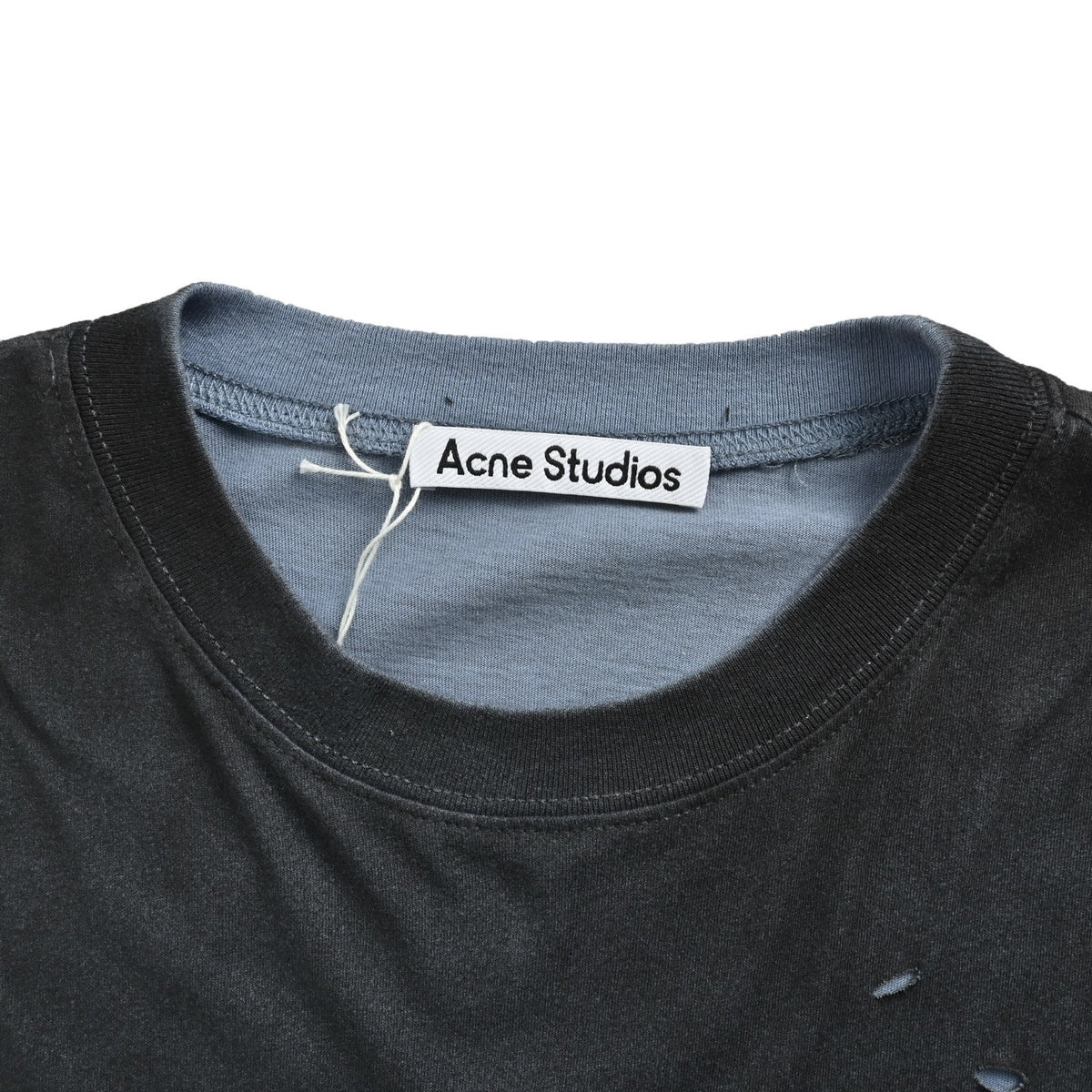 Acne Studios distressed sandblasted washed fake two-piece long-sleeved T-shirt