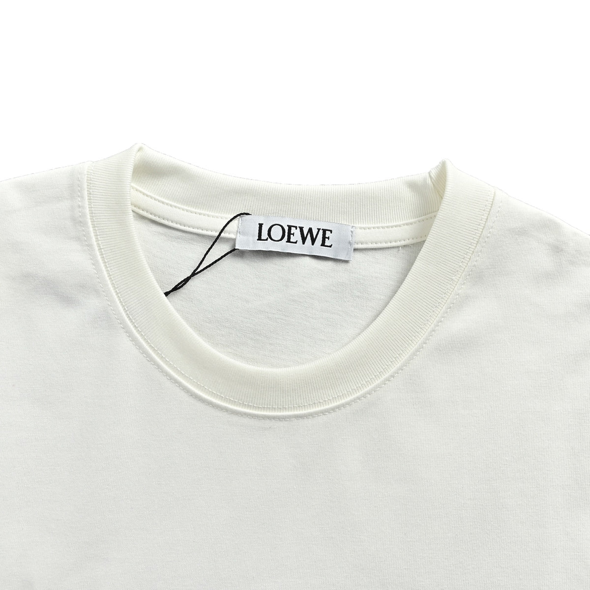 Loewe/Luo Yiwei colorful wool embroidery round neck short sleeves