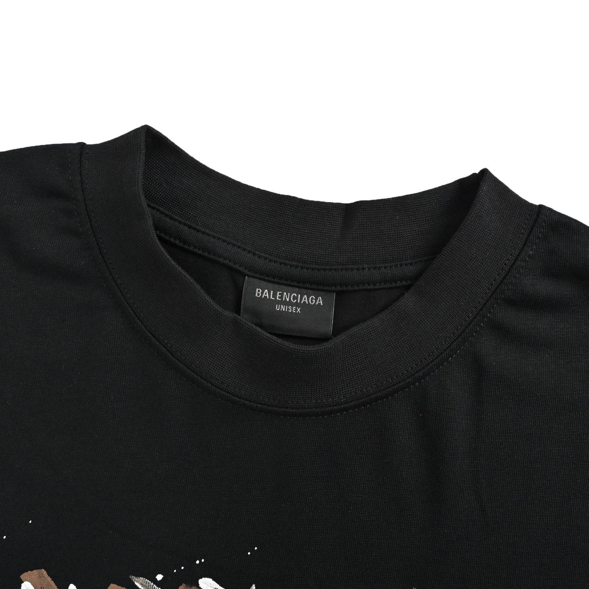 Balenciaga Double B hand-painted graffiti short sleeves