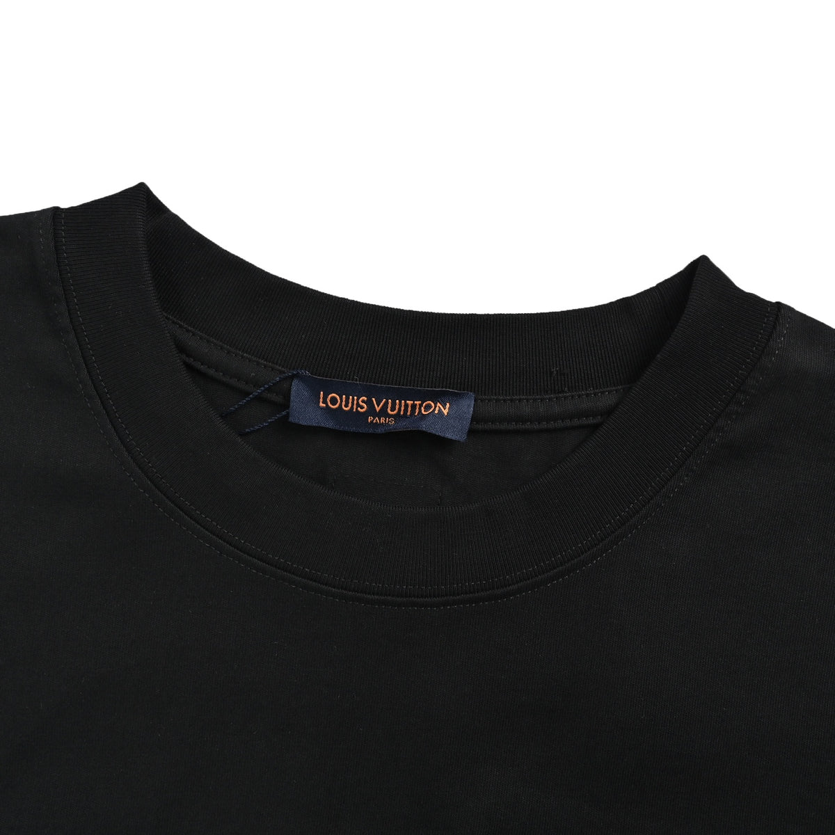 Louis Vuitton cross-stitch woven embroidery short sleeves