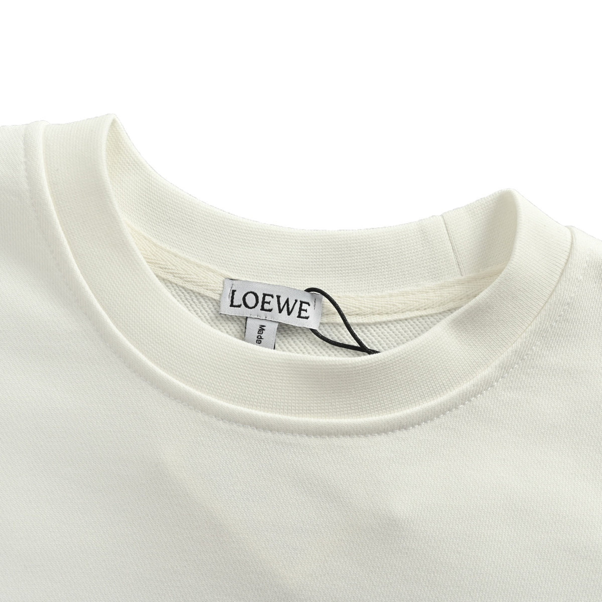 Loewe/Luoyiwei 25Fw daisy logo print crew neck sweatshirt
