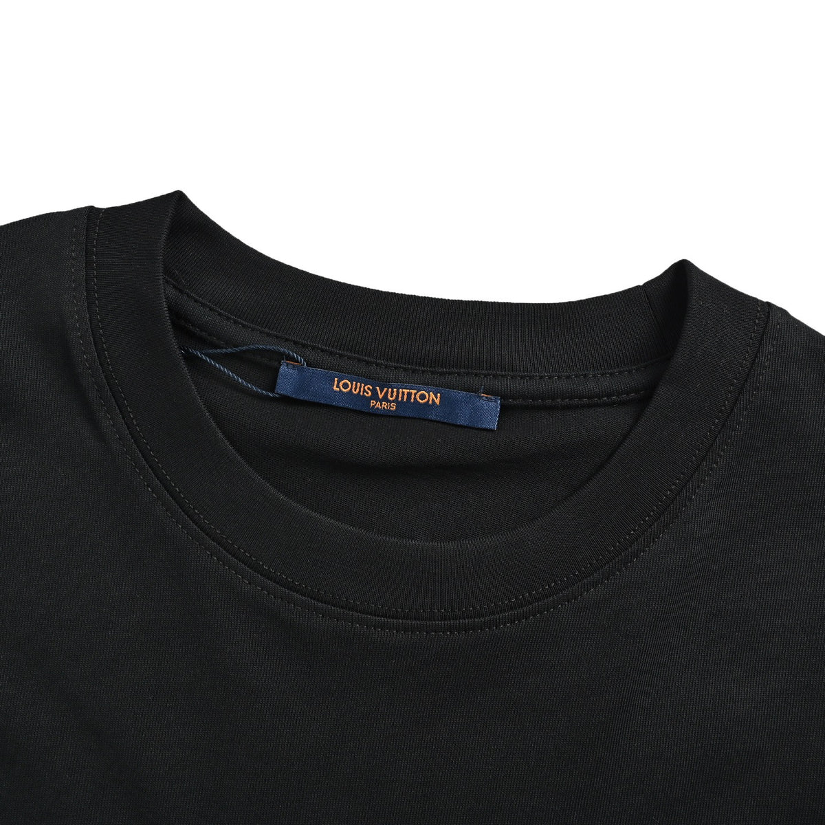 Louis Vuitton front and back letter woven embroidered short sleeves