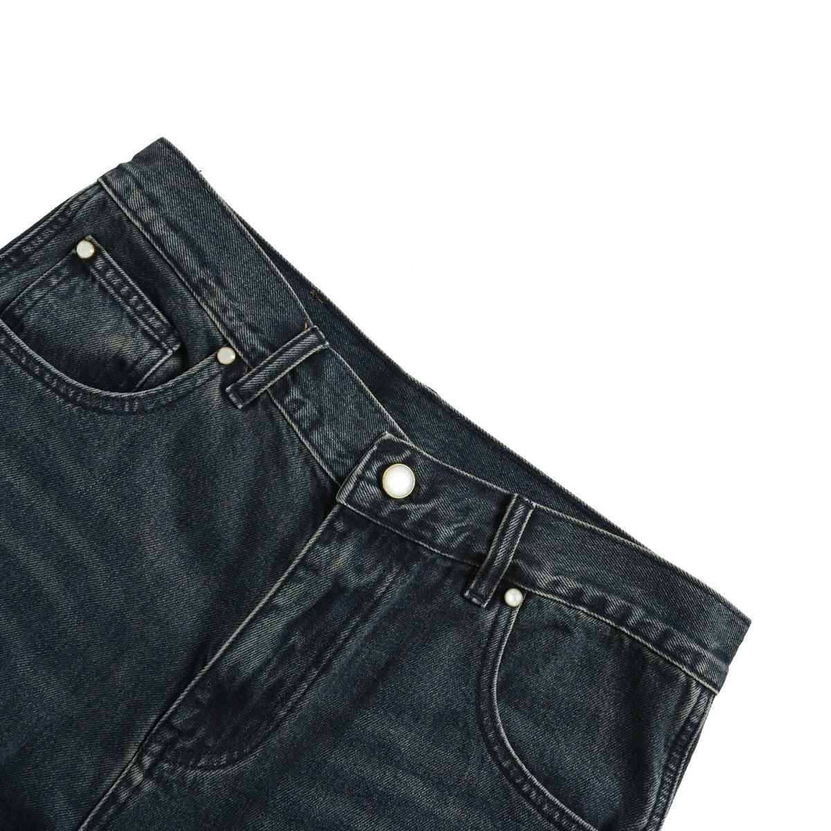 Louis Vuitton 25ss presbyopic embossed denim shorts