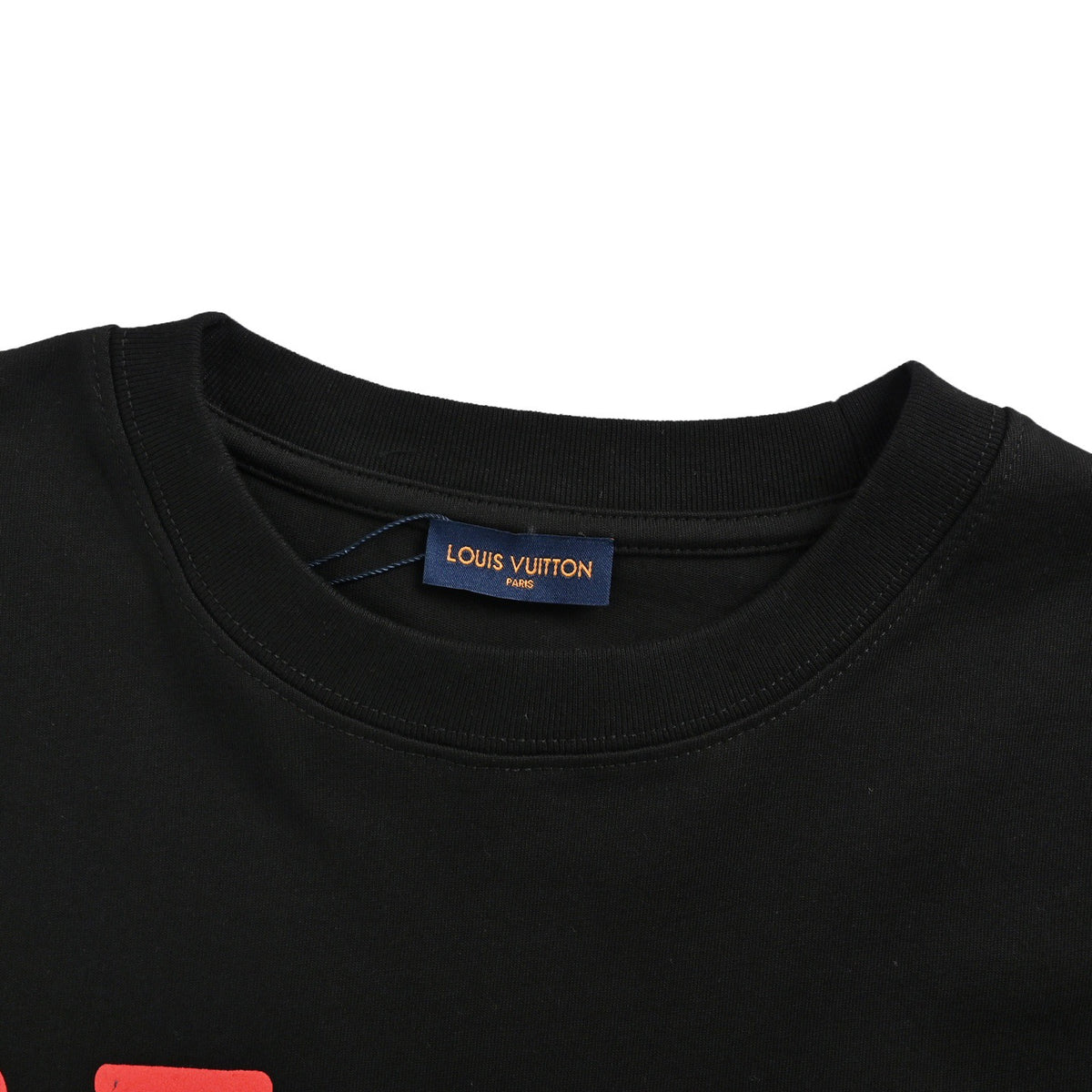 Louis Vuitton 25ss presbyopic letter logo foam printed short sleeves