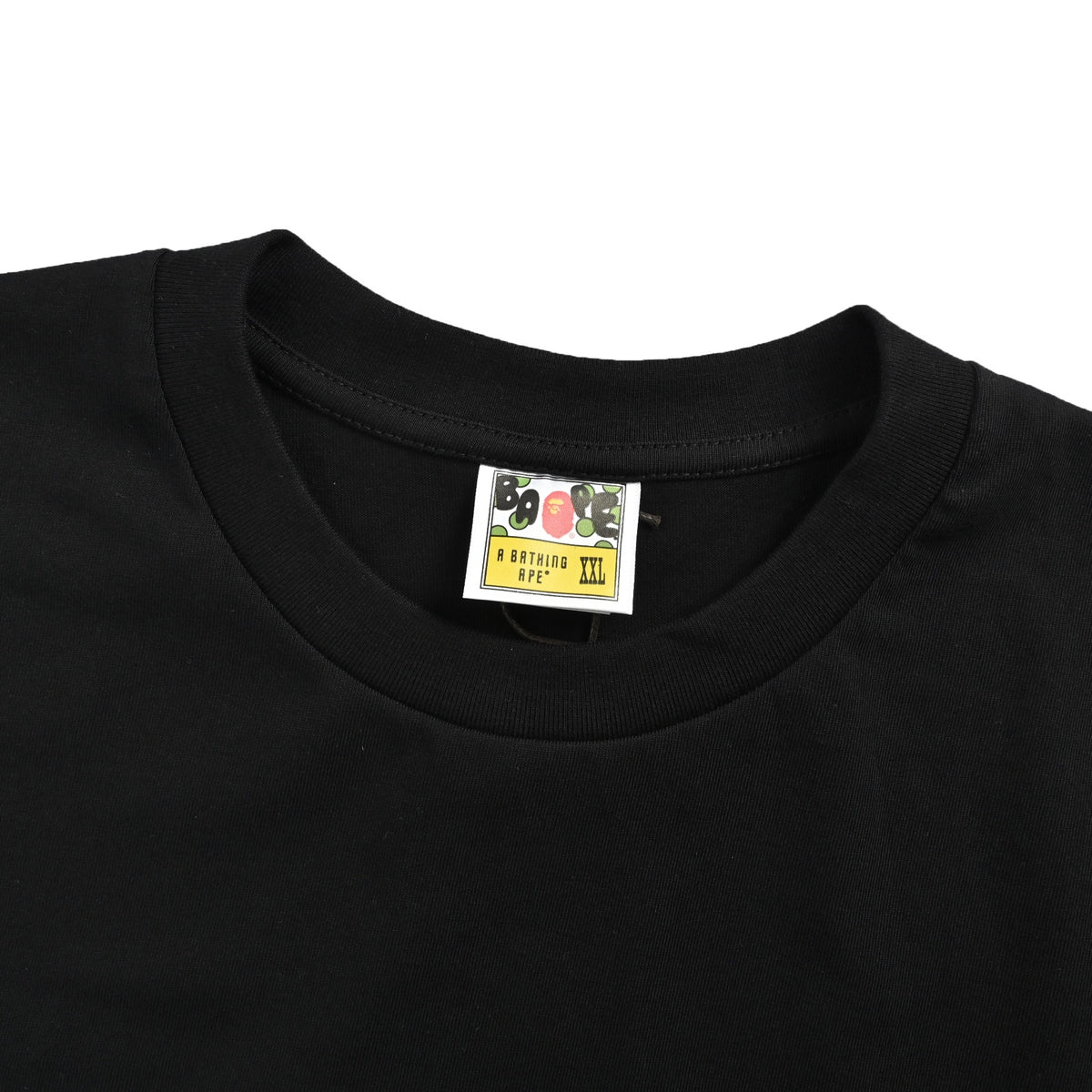 BAPE 26ss classic red label ape head printed short sleeves on the front and back