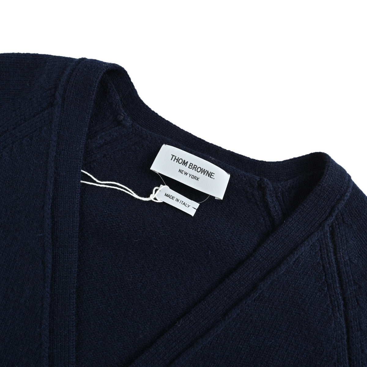Thom Browne K35 four-bar wool cardigan jacket