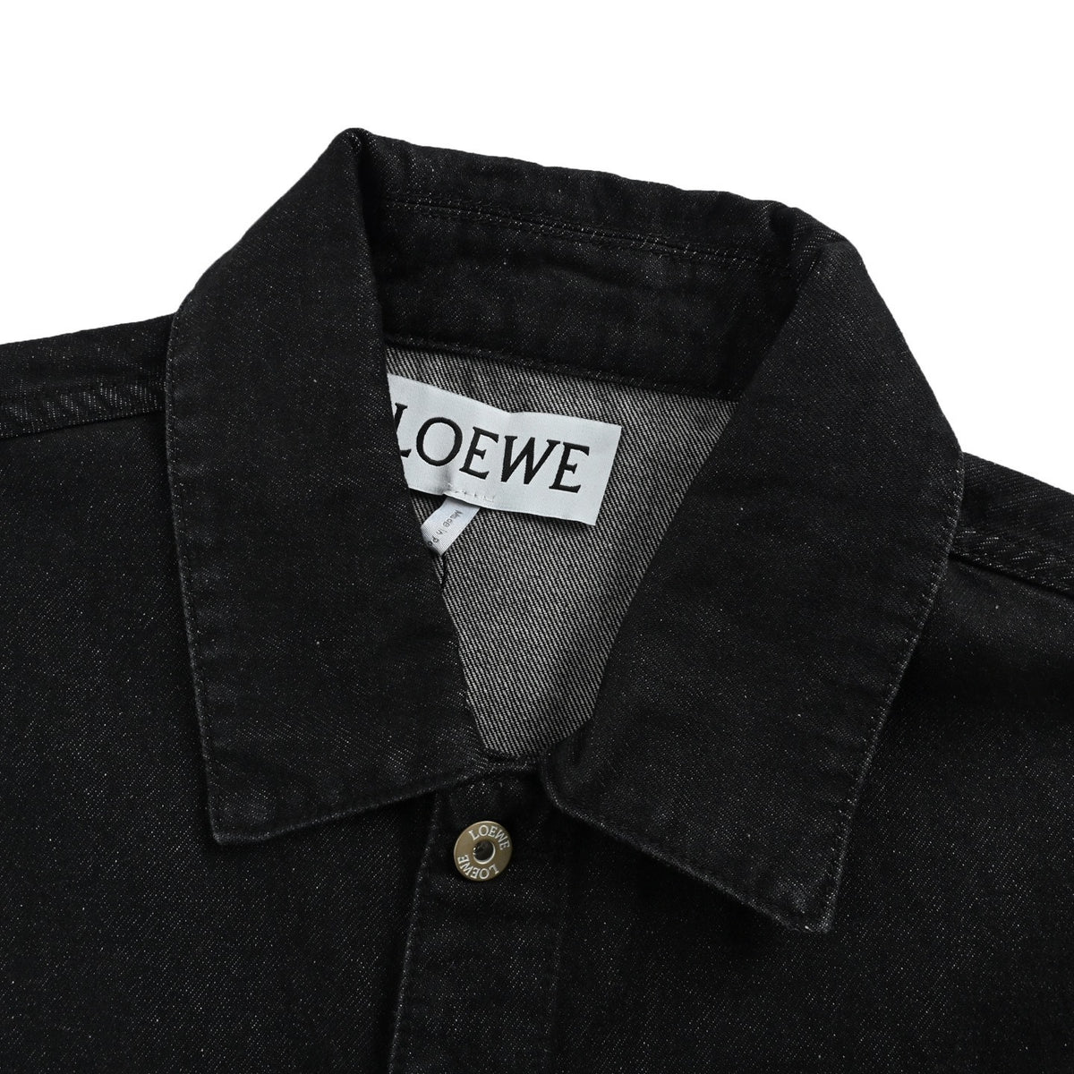 Loewe/Luo Yiwei Anagram burnt flower hollow logo suit denim jacket