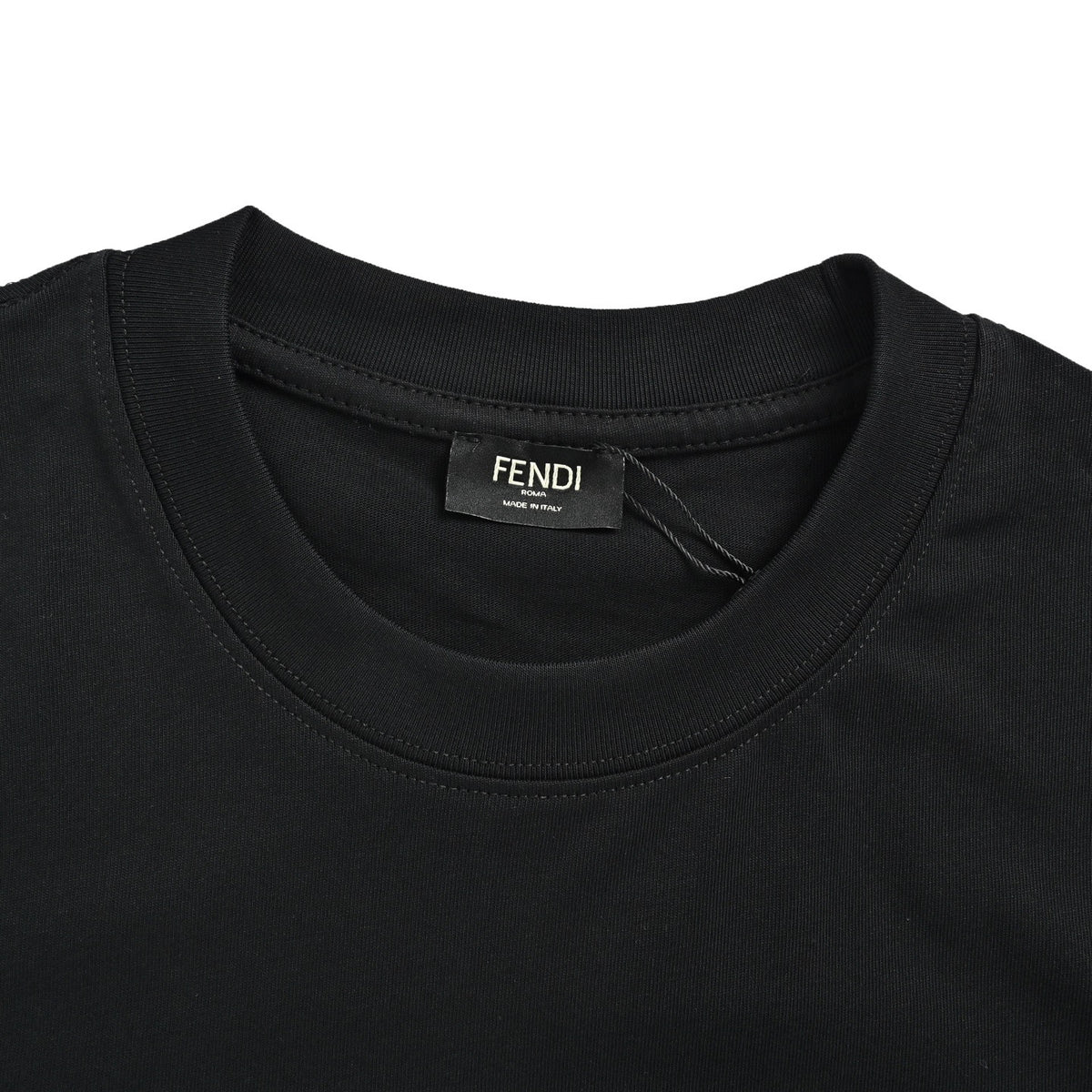 Fendi 26ss little monster gem eyes embroidered short sleeves
