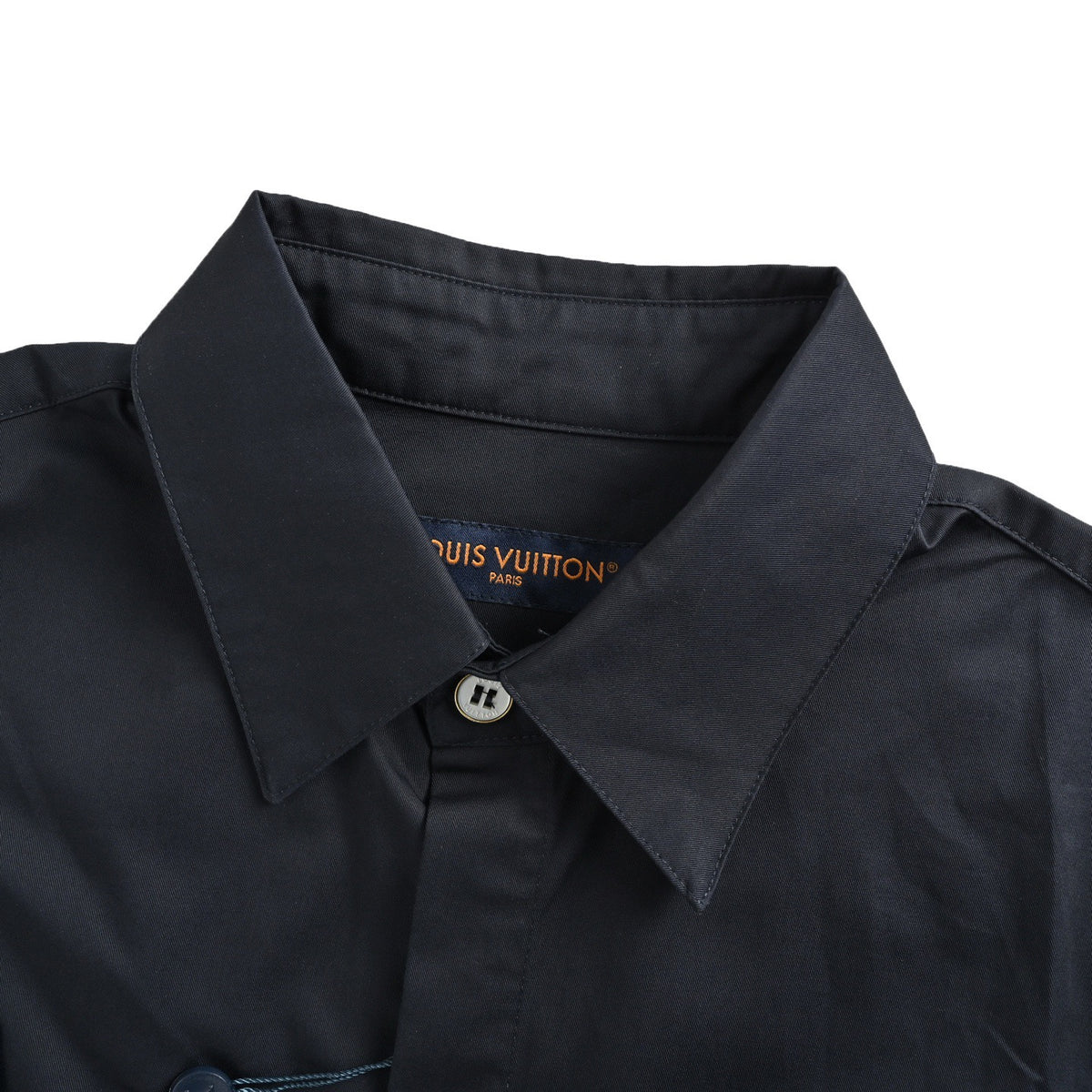 Louis Vuitton 25ss pocket presbyopic embossed short-sleeved shirt