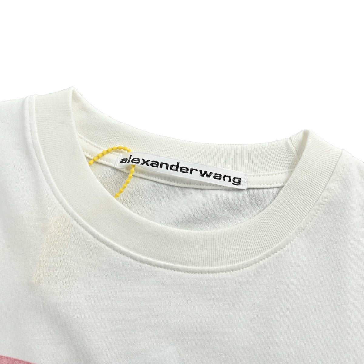 Alexander Wang red lip ice cube print short sleeves