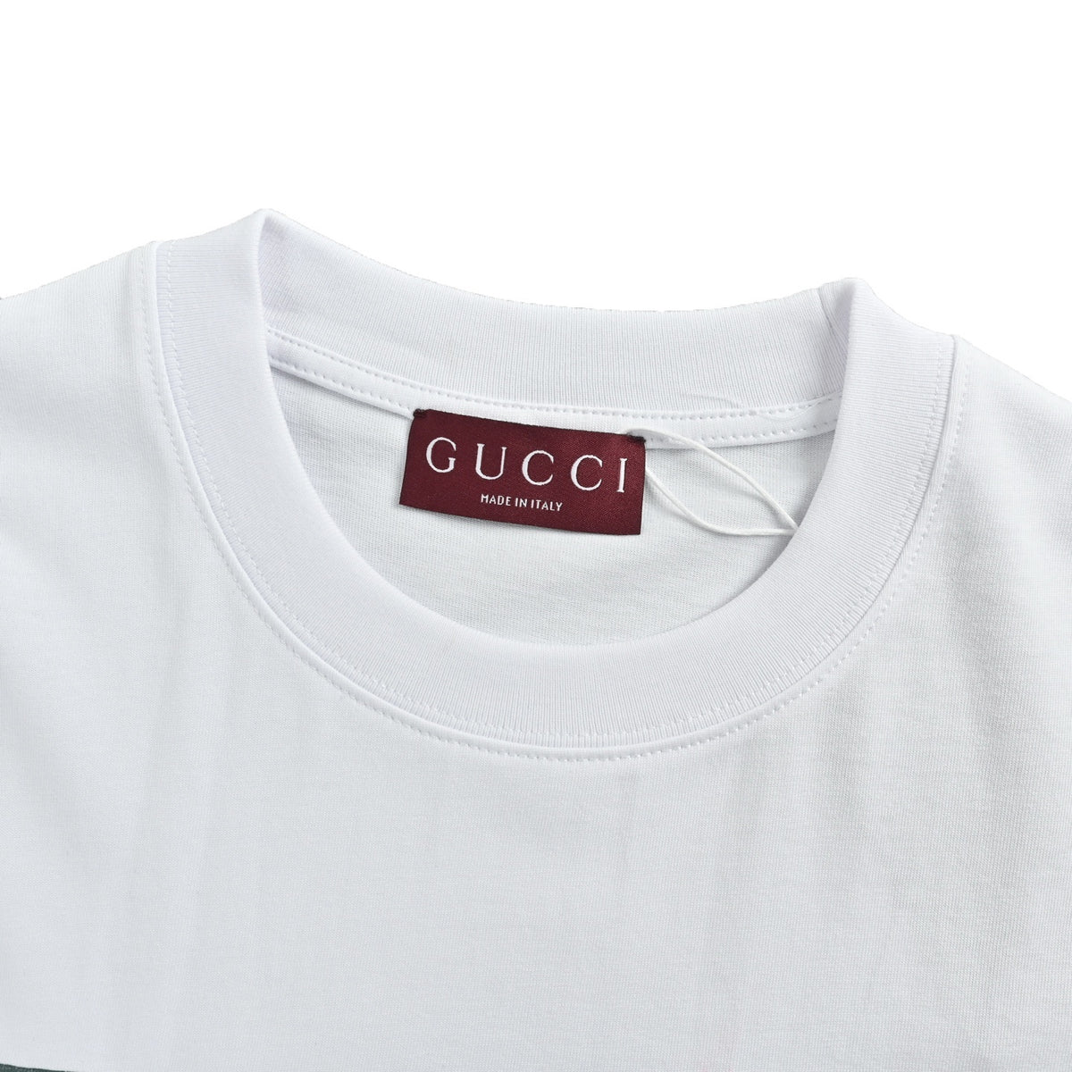 Gucci horsebit embroidered web short sleeves
