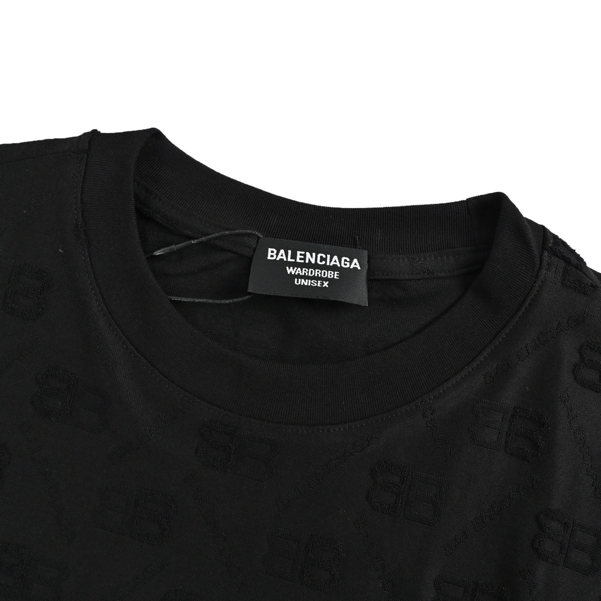 Balenciaga 26ss all-over presbyopia jacquard short sleeves