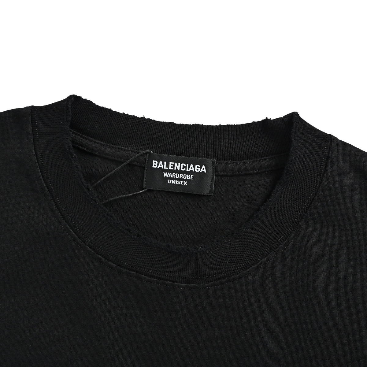 Balenciaga double B embroidered short sleeves on the front and back