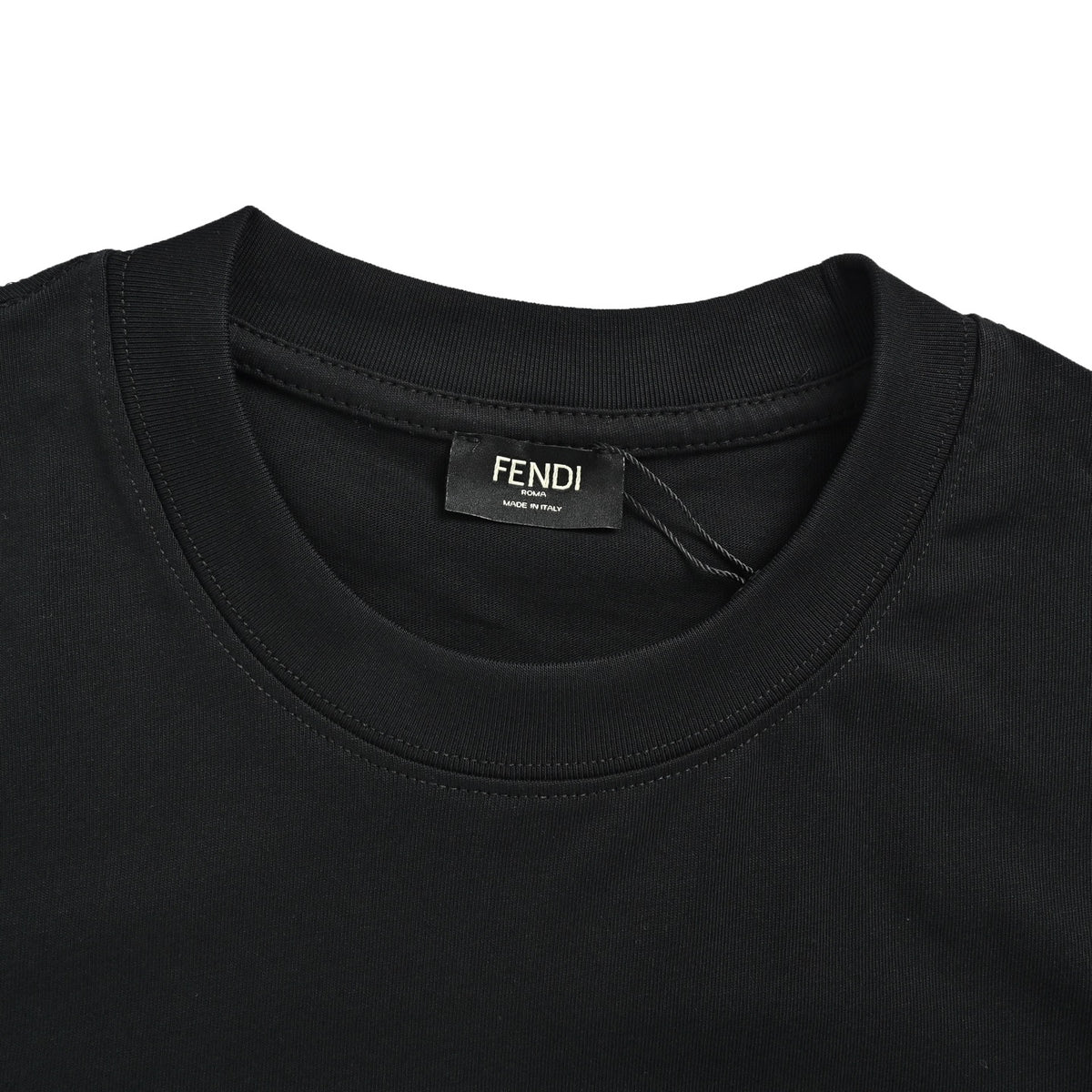 Fendi 26ss little monster gem eyes embroidered short sleeves