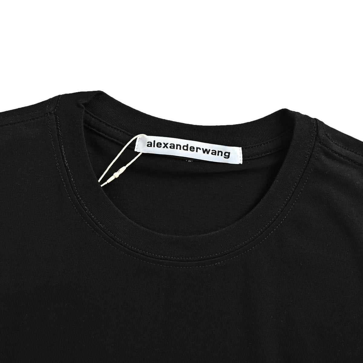Alexander Wang small letters LOGO foam short sleeves on the chest