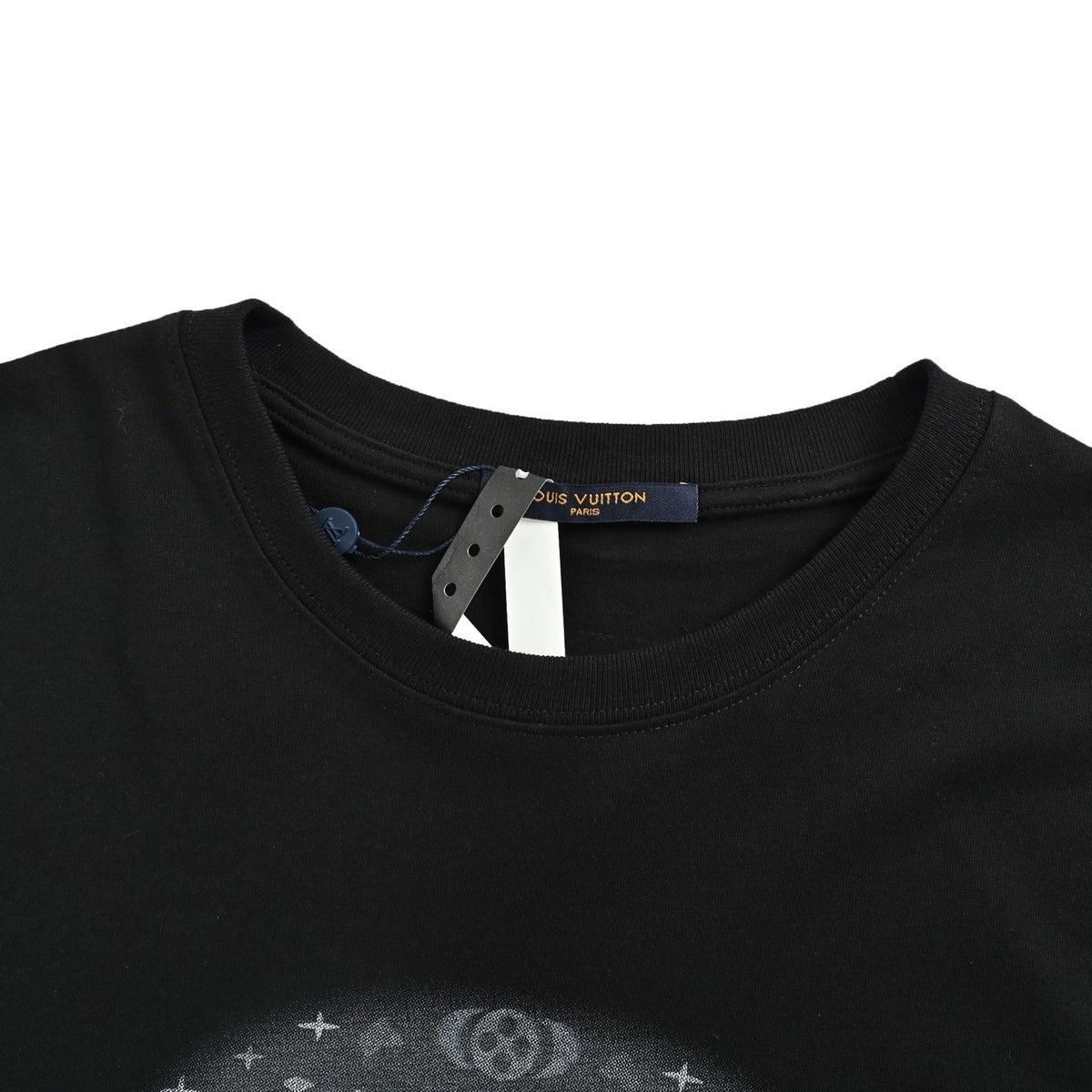 Louis Vuitton ink rendering printed decorative short sleeves