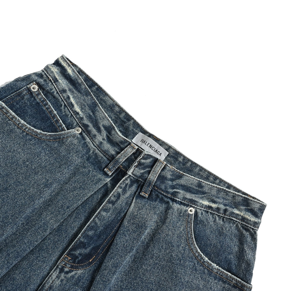 Balenciaga/Balanciaga gray label denim shorts