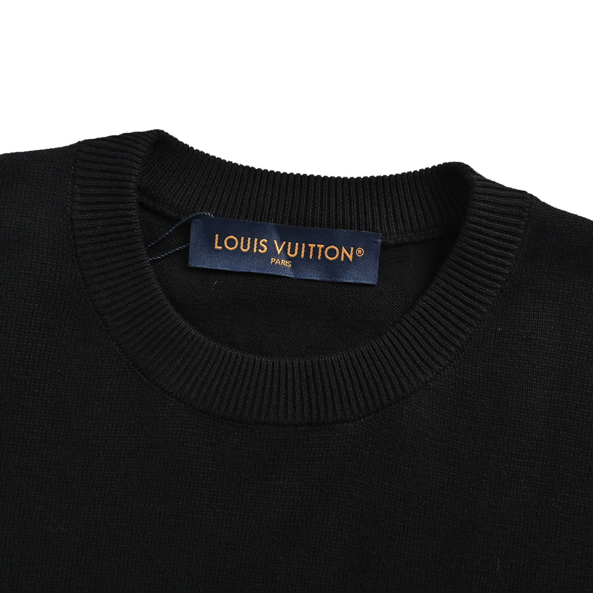Louis Vuitton 26ss presbyopia hot diamond knitted short sleeves